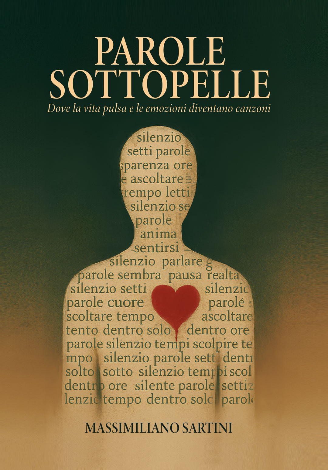 Copertina del libro Parole Sottopelle di Massimiliano Sartini