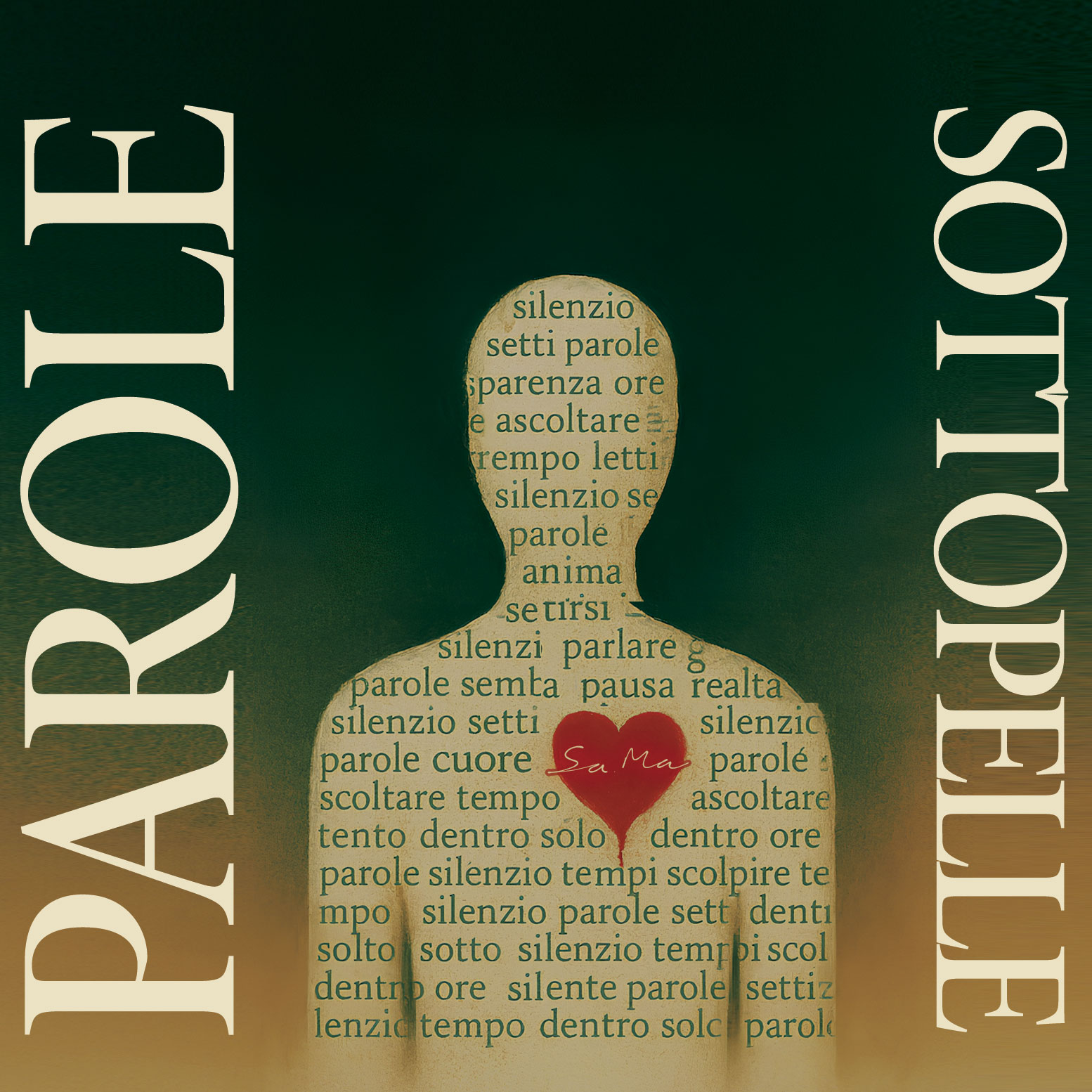 Copertina del CD audio Parole Sottopelle di SA.MA