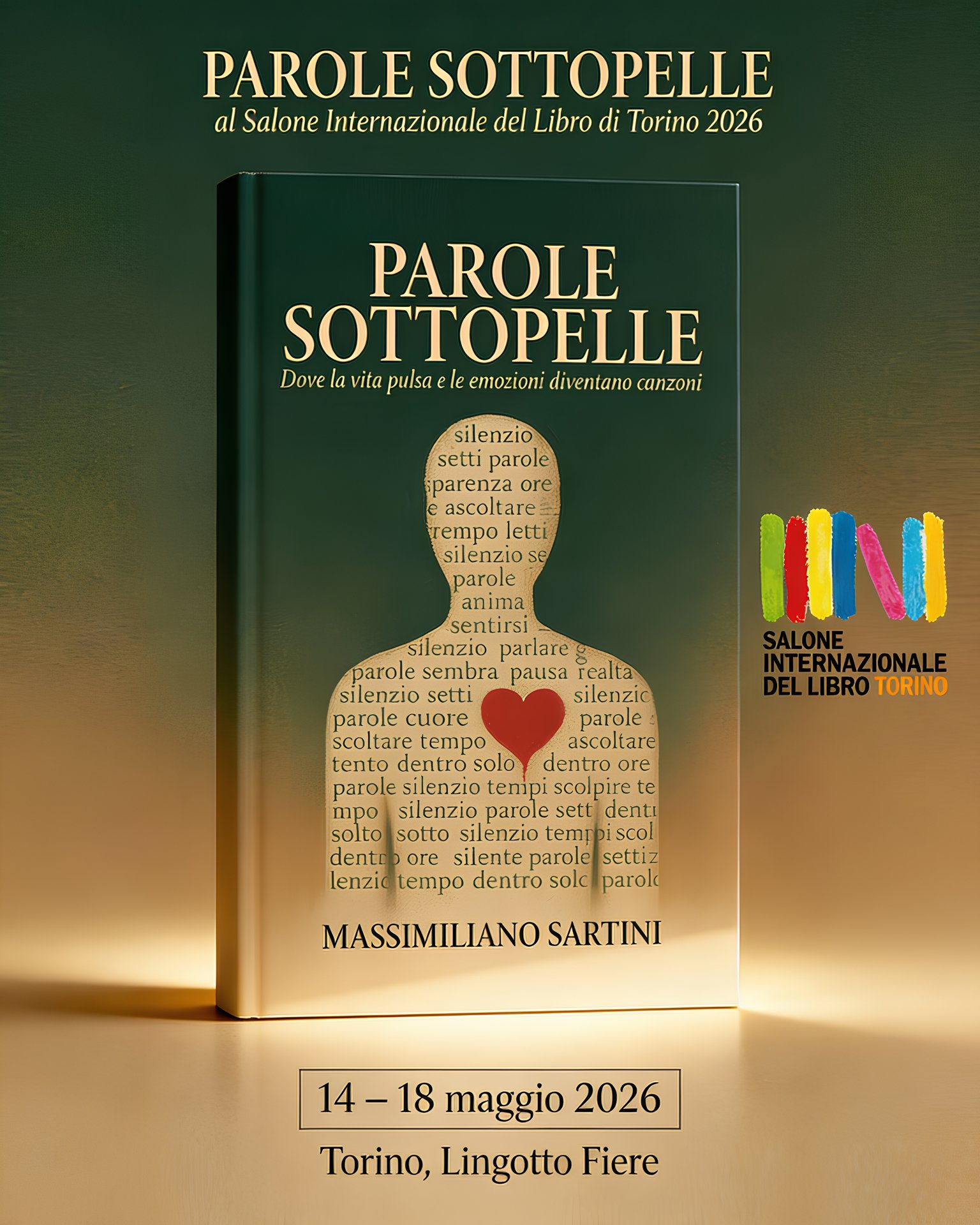 Massimiliano Sartini al Salone del Libro di Torino